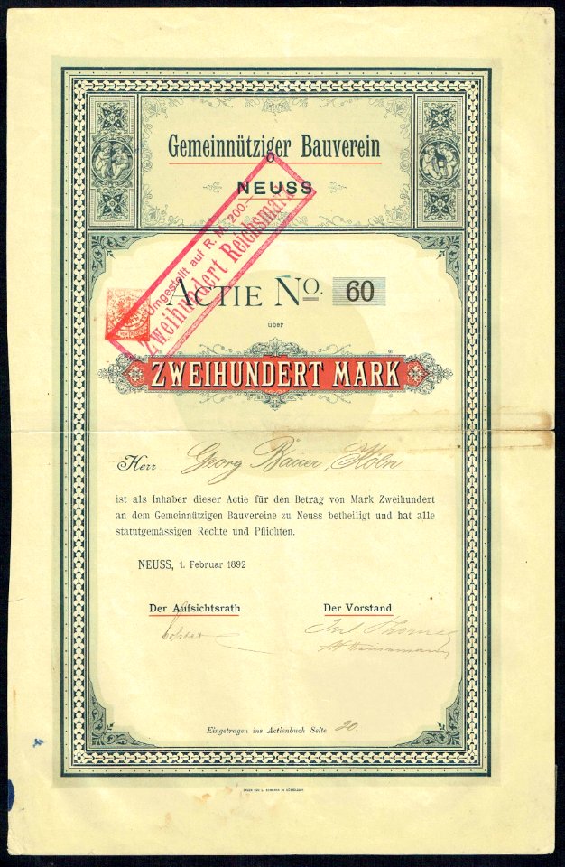 Gemeinnütziger Bauverein Neuss 1892