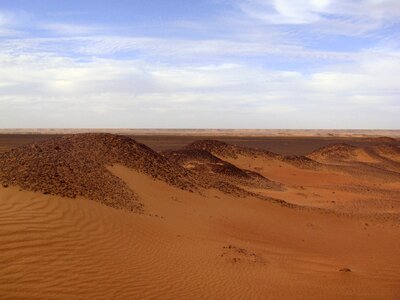 Landscape sky sahara