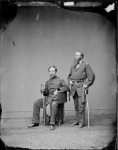 Gen. Albion P. Howe, with Col. Charles Tompkins - NARA - 528573