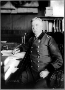 Gen. Alfred Elliott Bates, Paymaster General, three-quarter length portrait, seated at desk, facing slightly left LCCN89715772