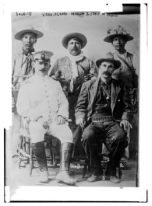 Gen. Alfaro Obregon & staff of Yaquis LCCN2014696074