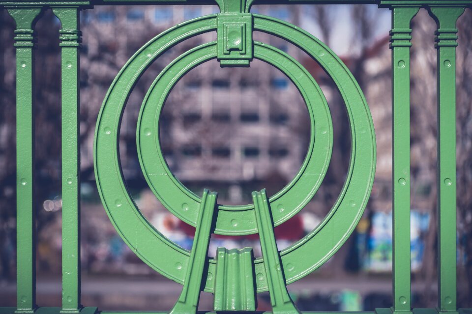 Railing art nouveau district