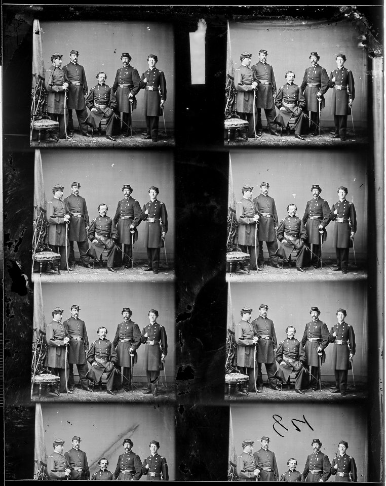Gen. Daniel E. Sickles and staff - NARA - 525956