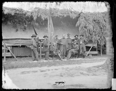 Gen. David B. Birney and staff of six (4223036554)