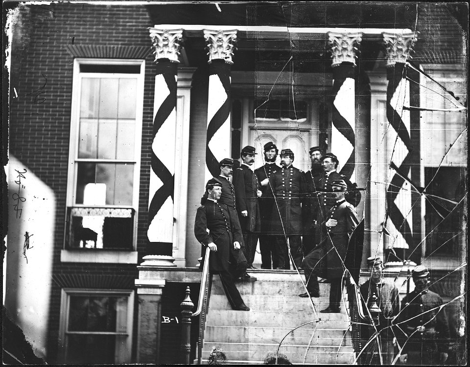 Gen. Edward Ferrero and staff of seven - NARA - 524419