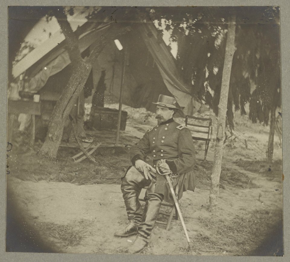 Gen. Edward Ferrero in front of Petersburg, Va., Aug. 1864 LCCN2013648736