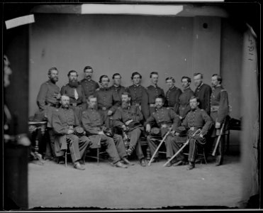 Gen. Francis Preston Blair, Jr. and staff of fifteen - NARA - 529258