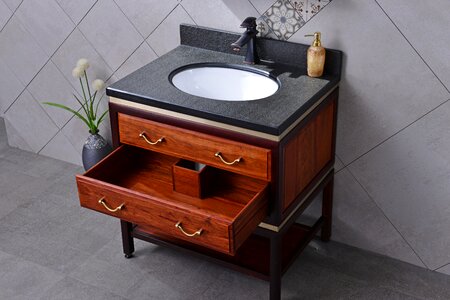 Chinese style faucet wood photo