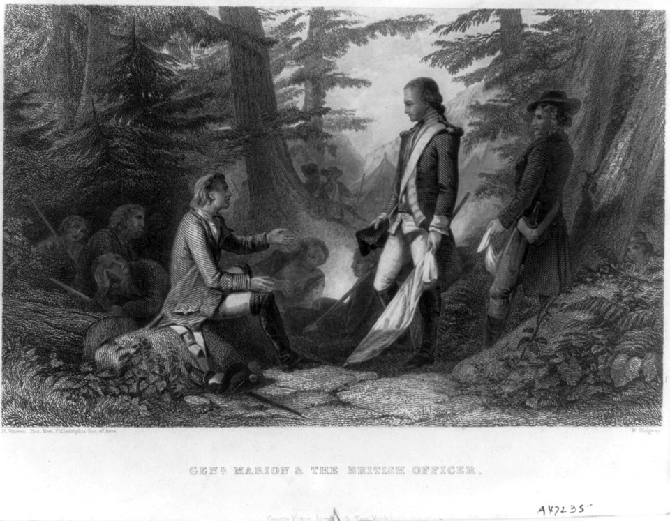 Gen. Francis Marion & the British officer LCCN2004674545