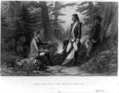 Gen. Francis Marion & the British officer LCCN2004674545