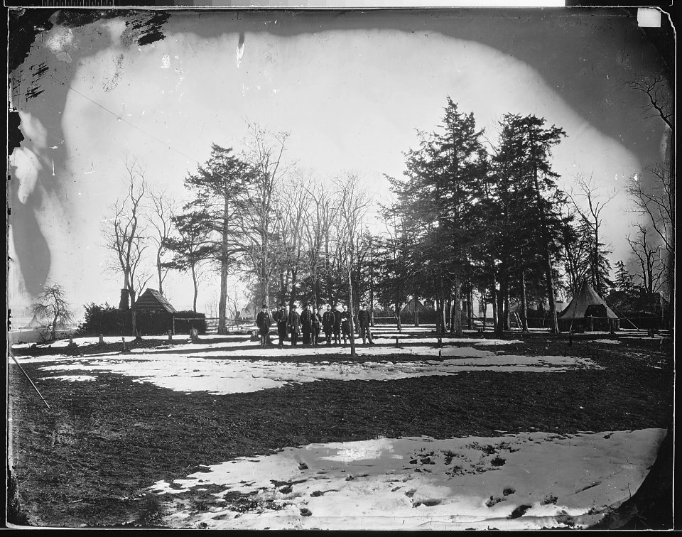 Gen. French's Headquarters, Brandy Station, Va - NARA - 524936