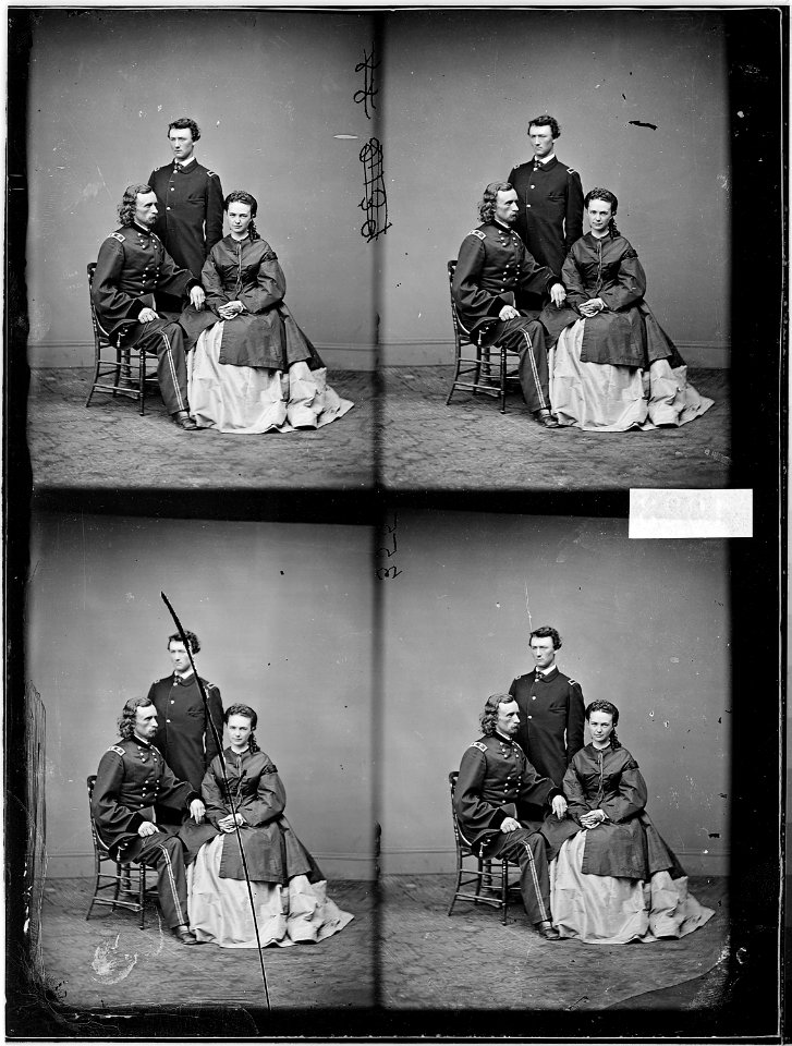 Gen. George A. Custer and wife - NARA - 526124