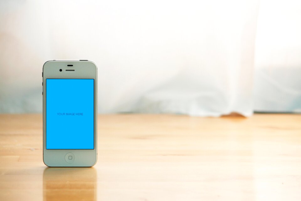 Iphone technology mockup