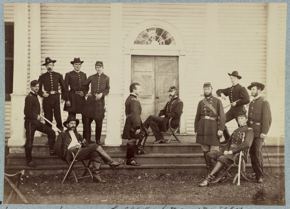 Gen. George G. Meade and staff, Culpeper, Va. Sept. 1863 LCCN2013647710