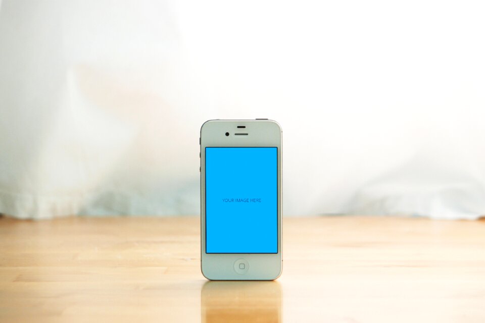 Iphone technology mockup