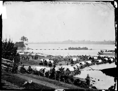 Gen. Grant's army receiving supplies at Front Royal, Va - NARA - 526481