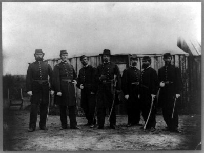 Gen. Henry S. Gansevoort and staff, Prospect Hill, Va. (near Wash., D.C.) LCCN96519635