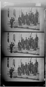 Gen. Irvin McDowell and staff of eight - NARA - 529554