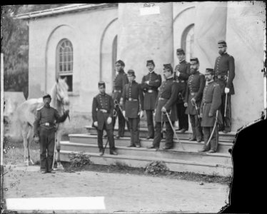 Gen. Irvin McDowell and staff of eight - NARA - 528576