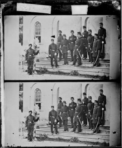 Gen. Irvin McDowell and staff of eight - NARA - 530318