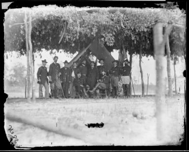 Gen. James H. Ledlie and staff of ten (4208675471)