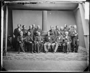 Gen. John A. Dix and group, Sanitary Fair Commission - NARA - 524575