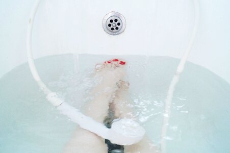 Bathroom shower soak