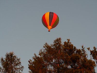 Hot air balloon ride ballooning burner photo