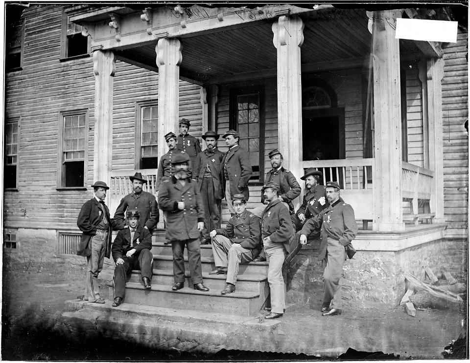 Gen. John Sedgwick and staff of twelve - NARA - 526095