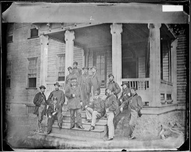Gen. John Sedgwick and staff of twelve - NARA - 528989
