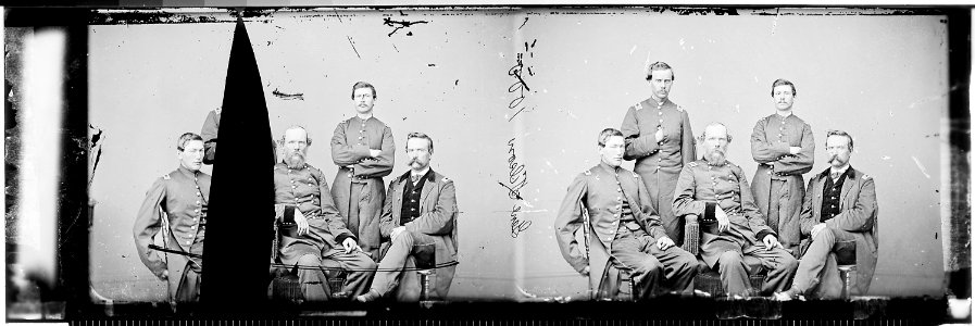 Gen. John Tilson and staff of four - NARA - 529013