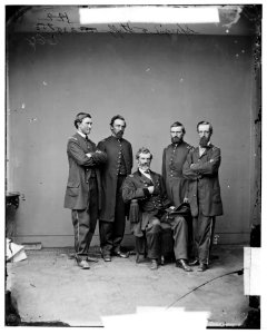 Gen. John W. Sprague, U.S.A. and staff LOC cwpbh.03128