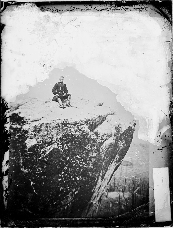 Gen. Joseph Hooker, on Lookout Mountain - NARA - 530365