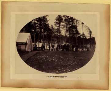 Gen. Meade's headquarters, near Brandy Station, April 12, 1864 LCCN2004677116