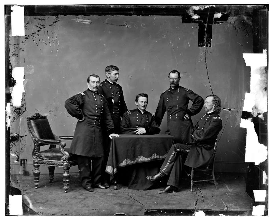 Gen. Phil Sheridan and Staff LOC cwpbh.03133