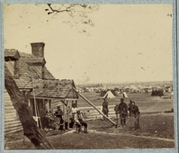 Gen. Porters headquarters camp in front of Yorktown, Va LCCN2012648002