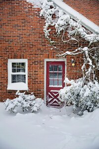 Window house cold photo