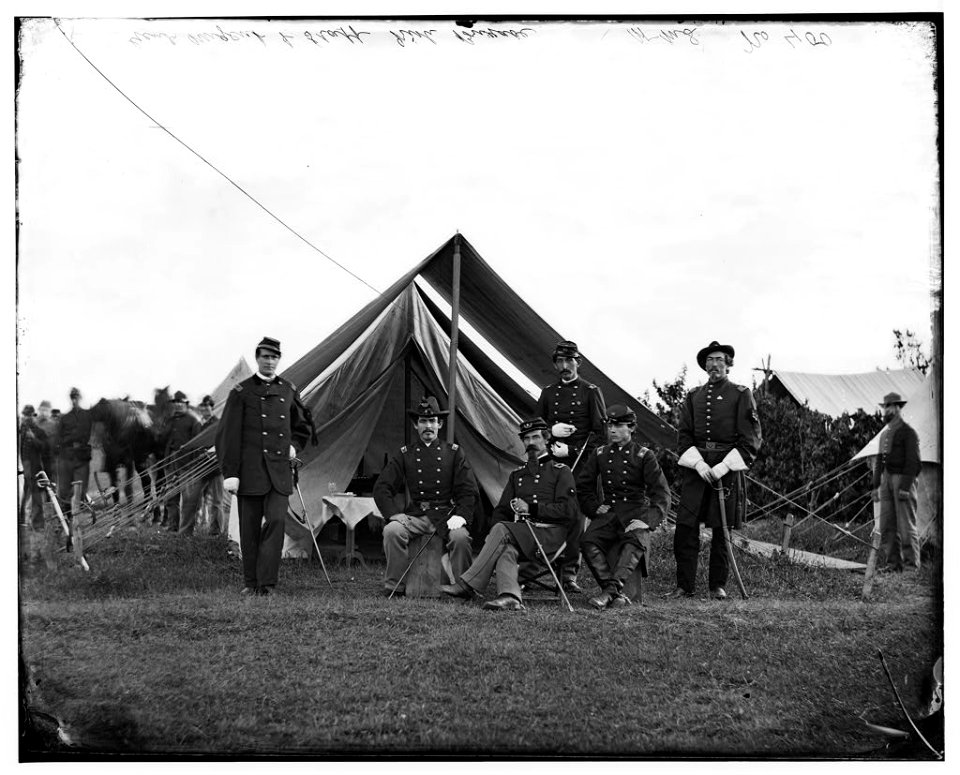 Gen. Robert Nugent and his staff, Irish Brigade, Washington, D.C. (vicinity)