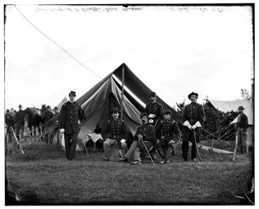 Gen. Robert Nugent and his staff, Irish Brigade, Washington, D.C. (vicinity)