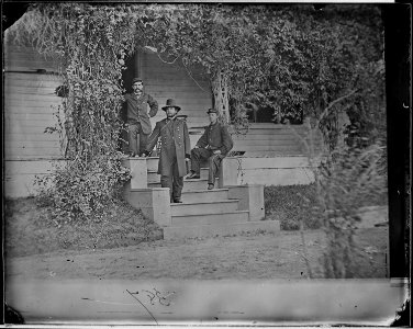 Gen. Rufus Ingalls. Col. Ames Webster, and group - NARA - 524807