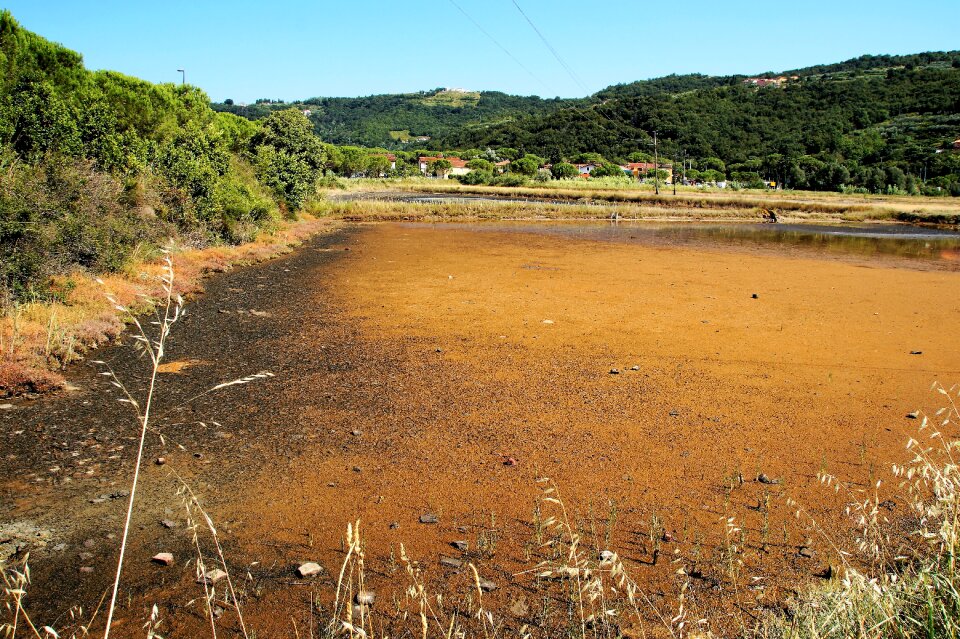 Slovenia the salt pit salt