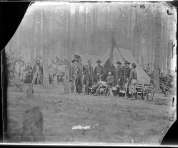 Gen. Samuel W. Crawford and staff of seven - NARA - 524598