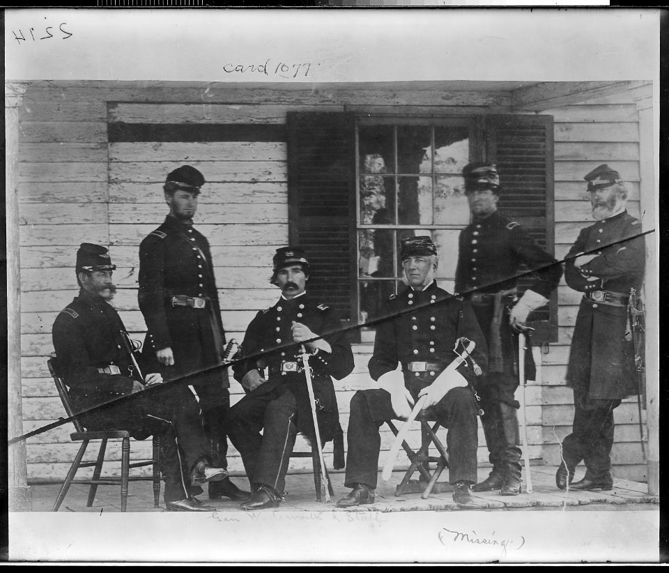 Gen. Simon G. Griffin and staff of six (4223060084)