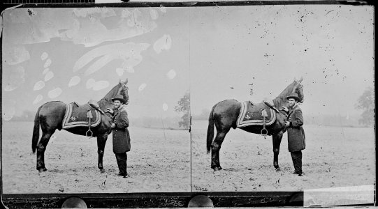 Gen. Ulysses S. Grant and horse - NARA - 527523 photo