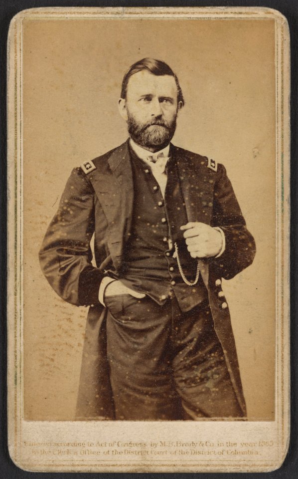 Gen. Ulysses S. Grant in military uniform) - M.B. Brady & Co. National Photographic Portrait Galleries, No. 352 Pennsylvania Av., Washington, D.C. & New York LCCN2013648326
