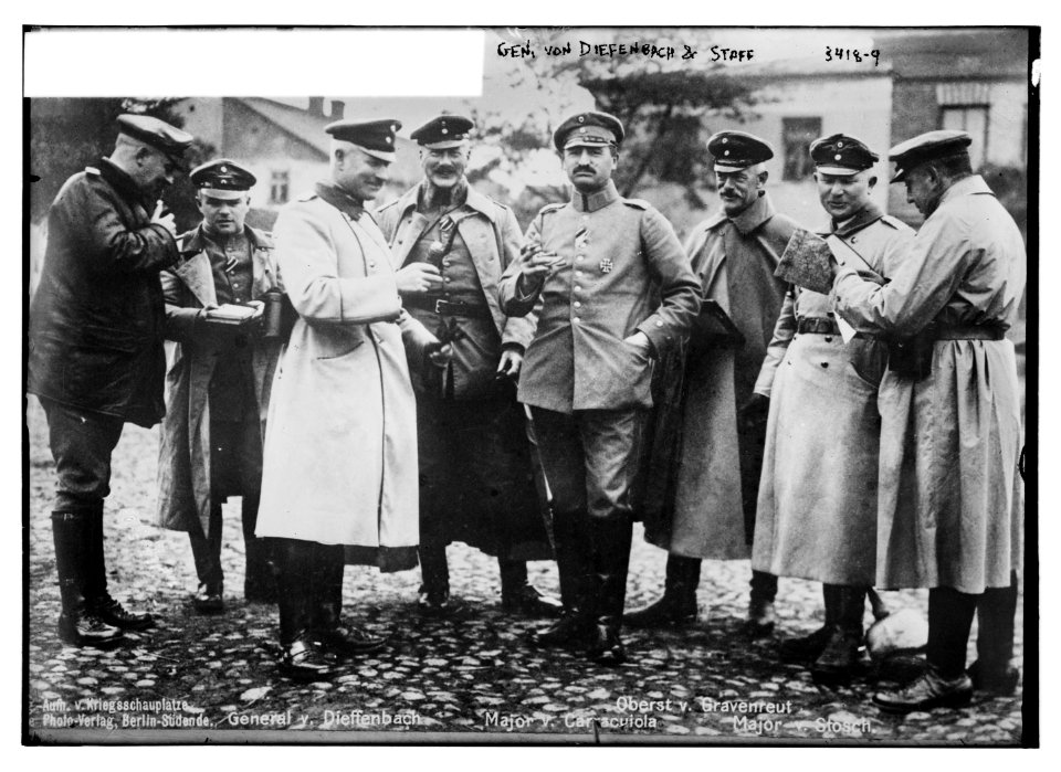 Gen. von Diffenbach & staff LCCN2014697327