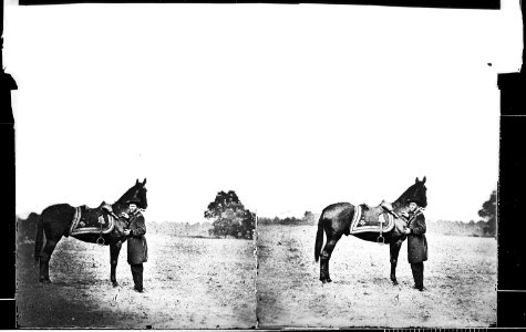 Gen. Ulysess S. Grant, and horse, - NARA - 530186 photo