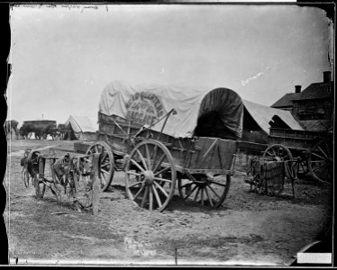 Gen. Ulysses S. Grant's baggage wagon - NARA - 526205 photo