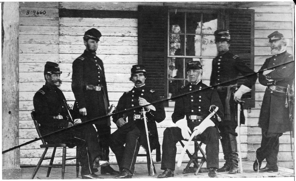 Gen. Wadsworth & staff - NARA - 528781
