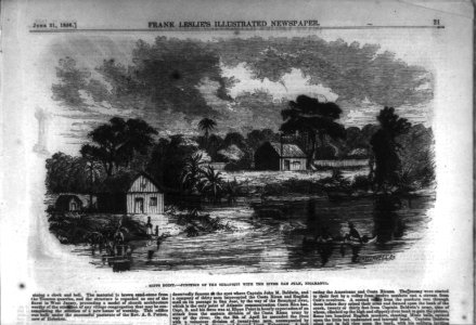 Gen. Wm. Walker's Exp. in Nicaragua)- Hipps Point-junction of the Serapiqui with the river San Juan, Nicaragua LCCN99614149